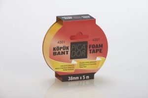 ÇİFT TARAFLI BANT KÖPÜK  5 MT 38 MM PİCADOR