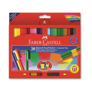 20 Lİ KEÇELİ KALEM EĞLENCELİ FABER