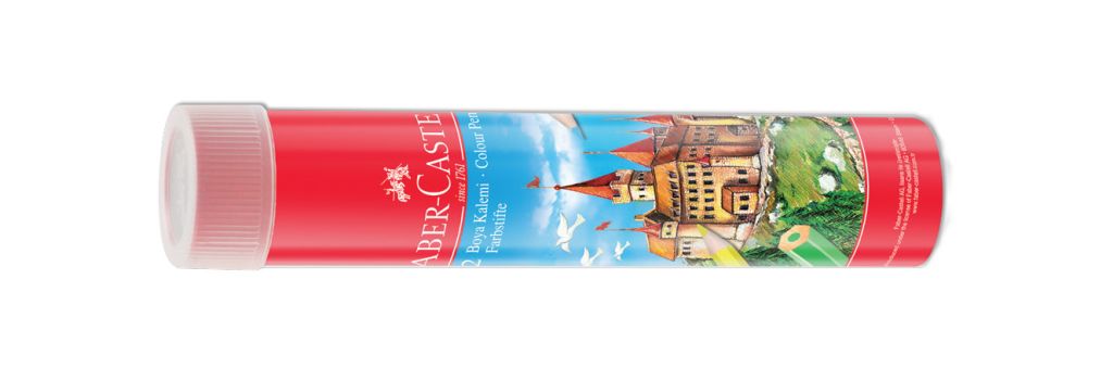 KURUBOYA FABER CASTEL TÜP UZUN  12 Lİ
