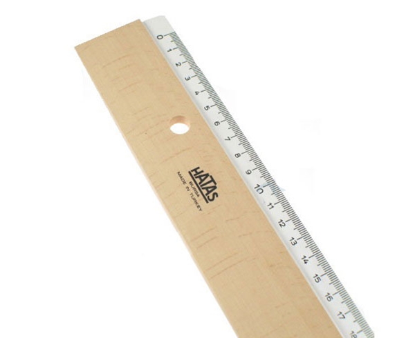 CETVEL 30CM TAHTA HATAS 0035
