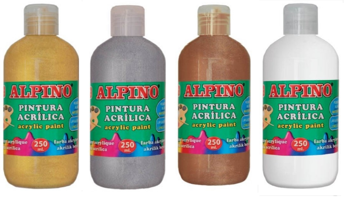 ALPİNO AKRİLİK PİNTURA  250 ML METALİK
