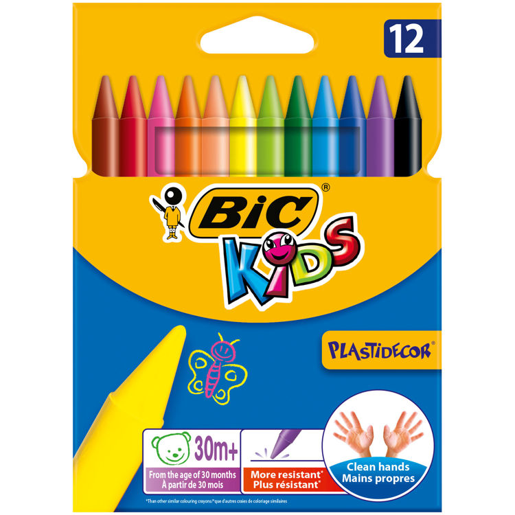 BİC PASTEL MUM BOYA  12 RENK 02061