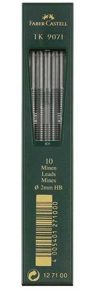 FABER  MİN 9071 UZUN 2 MM 2B-3B-2 H  DERECELİ