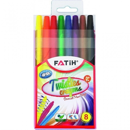 PASTEL BOYA FATİH  ÇEVİRMELİ TWİSTER L 8 RENK